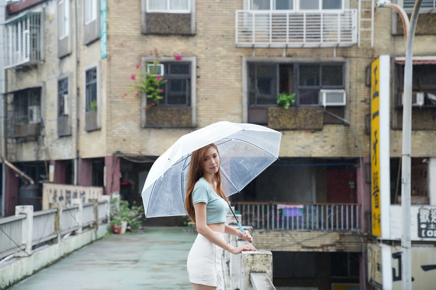 [Mzsock] NO.129 Liao Tingqi’s midriff-revealing short skirt shows off her beautiful legs street photography#[99P]-66